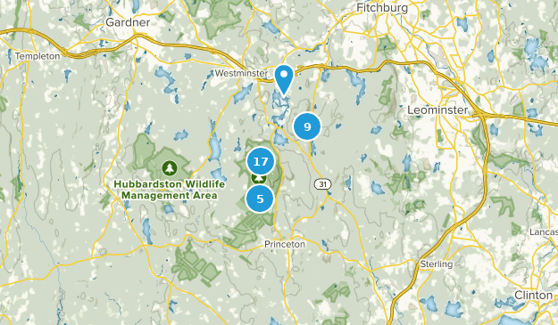 Princeton, Massachusetts Map