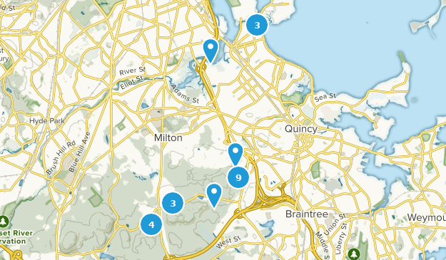 Quincy, Massachusetts Map
