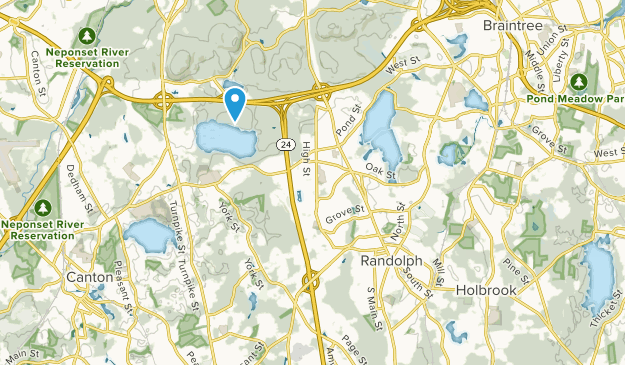 Randolph, Massachusetts Map