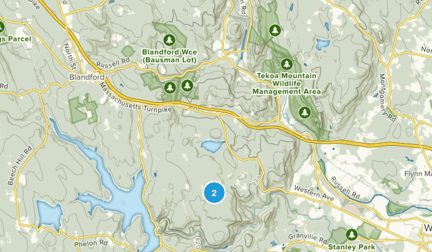 Russell, Massachusetts Map