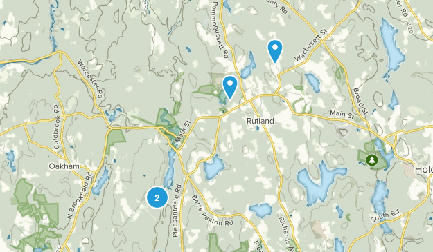 Rutland, Massachusetts Map