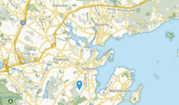 Salem, Massachusetts Map