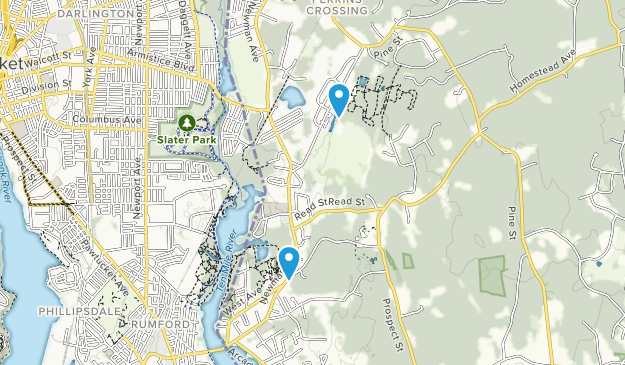 Seekonk, Massachusetts Map
