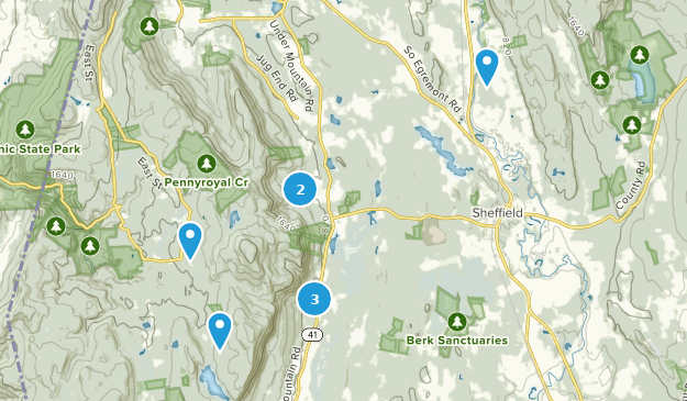 Sheffield, Massachusetts Map
