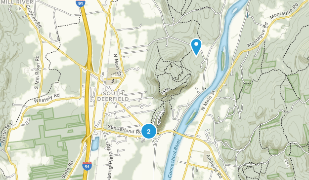 South Deerfield, Massachusetts Map