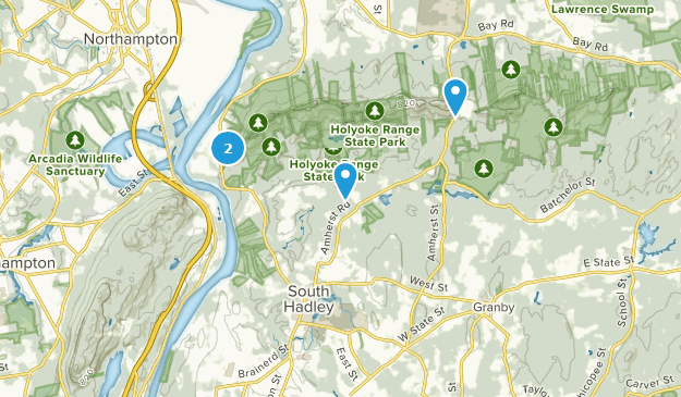 South Hadley, Massachusetts Map