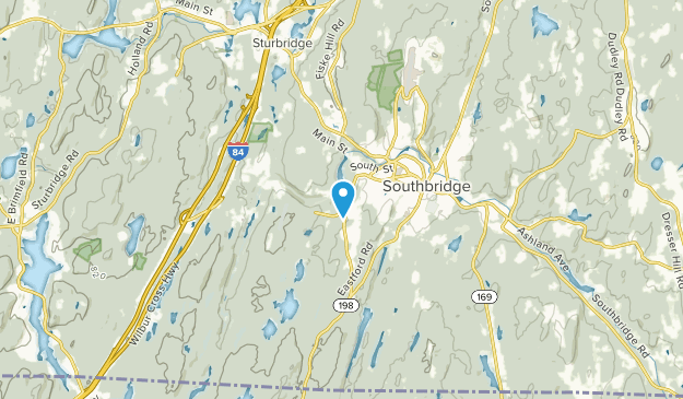 Southbridge Town, Massachusetts Map