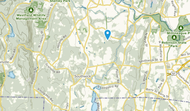 Southwick, Massachusetts Map