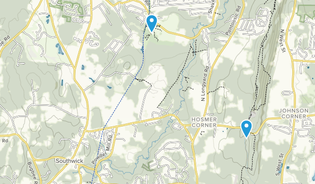 Southwick, Massachusetts Map
