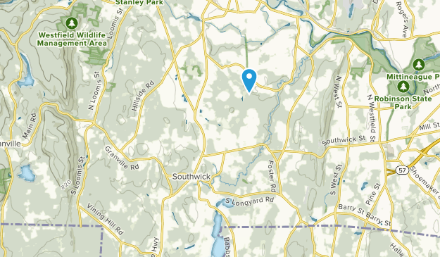 Southwick, Massachusetts Map