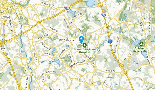 Tewksbury, Massachusetts Map