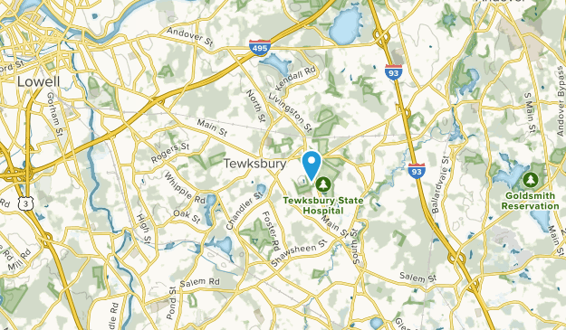 Tewksbury, Massachusetts Map