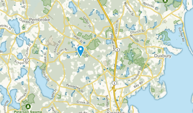 Tree of Knowledge Corner, Massachusetts Map