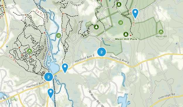 Uxbridge, Massachusetts Map