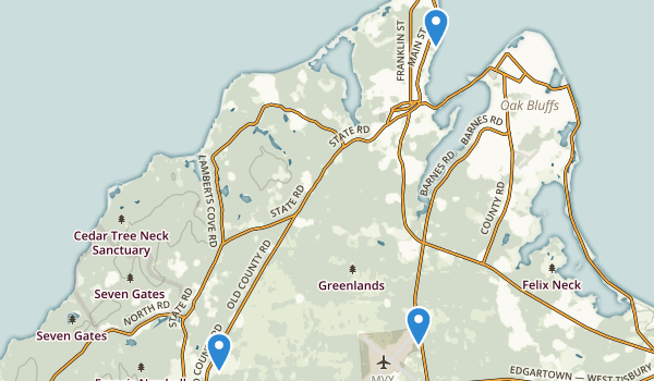 Vineyard Haven, Massachusetts Map