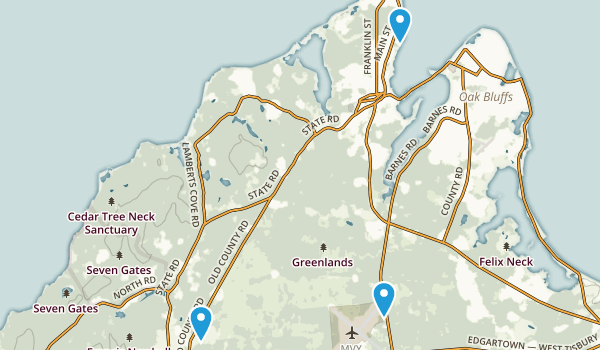 Vineyard Haven, Massachusetts Map