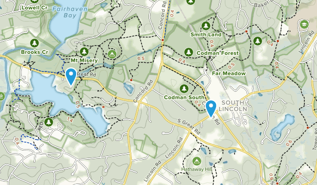 Waverley, Massachusetts Map