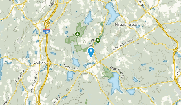 Webster, Massachusetts Map