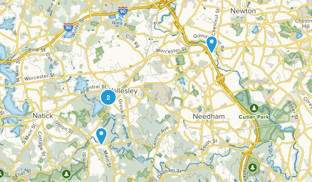 Wellesley, Massachusetts Map