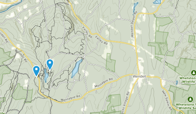 Wendell, Massachusetts Map