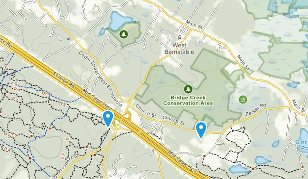 West Barnstable, Massachusetts Map