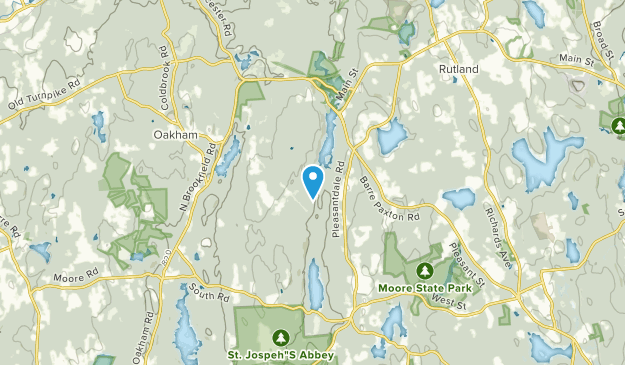 West Rutland, Massachusetts Map