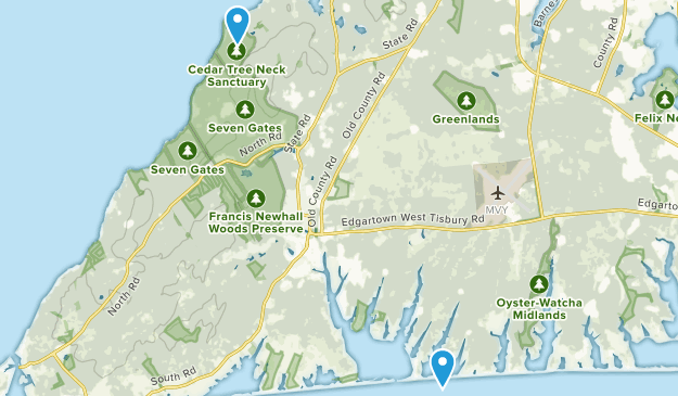West Tisbury, Massachusetts Map