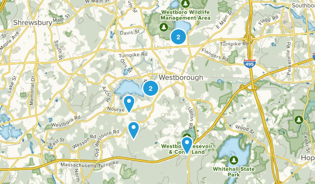 Westborough, Massachusetts Map