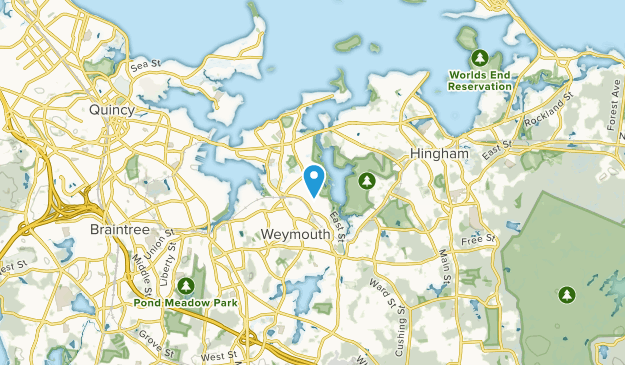 Weymouth Heights, Massachusetts Map