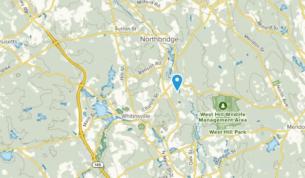 Whitinsville, Massachusetts Map