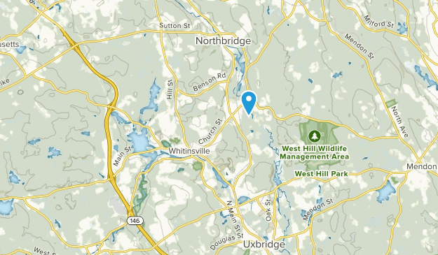 Whitinsville, Massachusetts Map