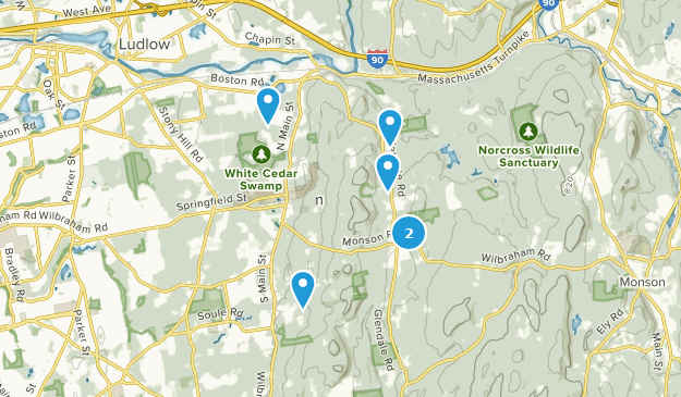 Wilbraham, Massachusetts Map