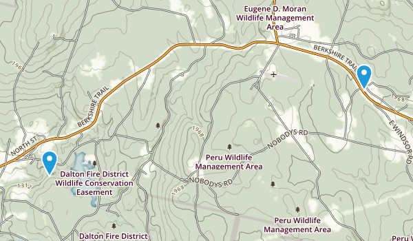 Windsor, Massachusetts Map