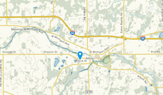 Albion, Michigan Map