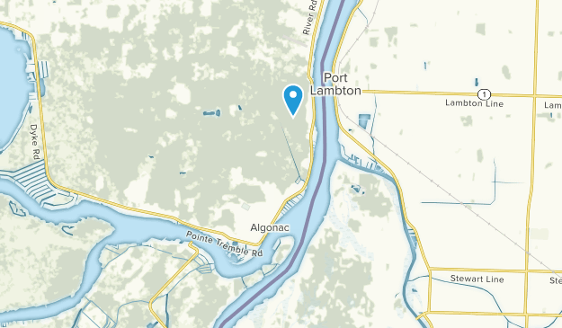 Algonac, Michigan Map