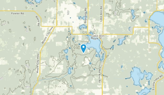 Almira Twp, Michigan Map
