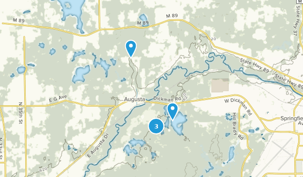 Augusta, Michigan Map
