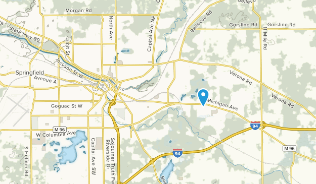 Battle Creek, Michigan Map