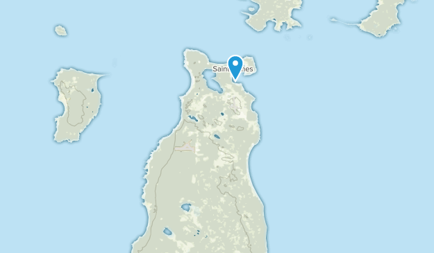 Beaver Island, Michigan Map