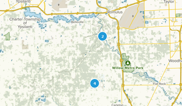Belleville, Michigan Map