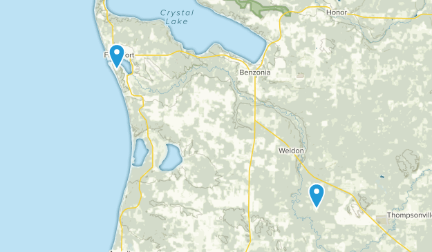 Benzonia, Michigan Map
