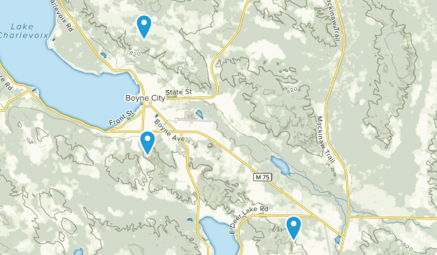Boyne City, Michigan Map