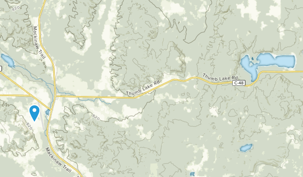Boyne Falls, Michigan Map