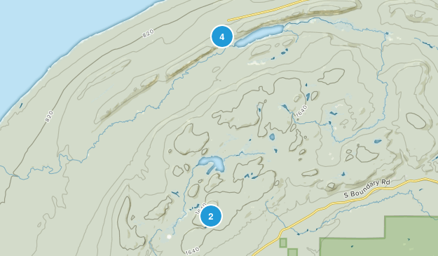 Buckshot Landing, Michigan Map