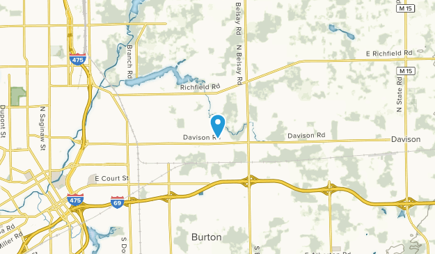 Burton, Michigan Map