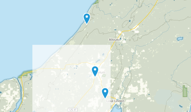 Calumet, Michigan Map