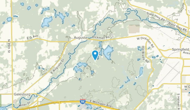 Charleston, Michigan Map