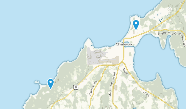 Charlevoix, Michigan Map