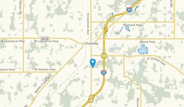 Charlotte, Michigan Map