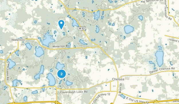 Chelsea, Michigan Map